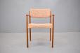 Vintage teak armchair with pink upholstery by BRAMIN - view 3