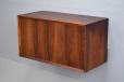 Vintage rosewood sliding door storage cabinet | CADO SPARES - view 2