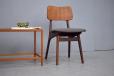 Vintage teak dining chair with new wool seat | KORUP - view 2