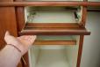 4 door teak wardrobe made by Danish Cabinetmaker in 1960s