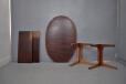 Oval rosewood dining table with pedestal leg | Dyrlund - view 10