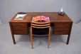 Model 77 desk in vintage rosewood designed by Gunni Omann 