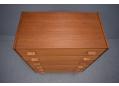 Teak large chest of 6 drawers with solid teak handles.