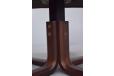 2000s pedistal footstool in brown leather - view 6