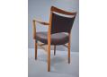 Armchair designed as variant to SW86 dining chair by Finn Juhl. Drawing from Finn juhl Memorial exhibition, Tokyo