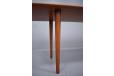 Elegant slender and tall legs in solid teak with screw fittings