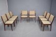 The carver chairs can be combined with the set of 6 side chairs available