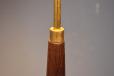 height adjustable standard lamp in vintage rosewood - Danish design