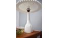 Table lamp made in Denmark with pleated Le Klint shade