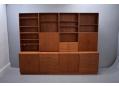 Vintage teak 1960s modular wall unit made in Demnark. SOLD