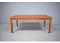 Vintage danish made lounge table in teak with patterned tiled top