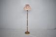 Vintage floor lamp in brazilian rosewood and brass - view 2