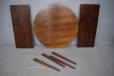 Rosewood dining table with 2 extra leaves - 1969 Skovmand & Andersen production