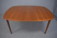 Square top teak dining table made by danish mobelfabrik for sale