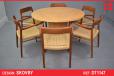 Beech model SM33 'Butterfly' dining table produced by Skovby - view 1