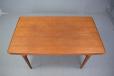 Mogens Kold teak dining table designed 1960s by Mogens Kold