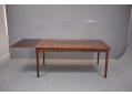 Slagelse mobelfabrik model 16 dining table with single leaf extended. Now seats 8