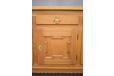 Cottage sideboard in antique oak with brass fittings - view 8