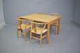 Solid oak Albatros dining table designed 1968 by Erik Ole Jorgensen