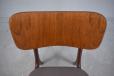 Vintage teak dining chair with new wool seat | KORUP - view 6
