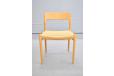 Niels O Moller set of 6 model 75 dining chairs in oak produced by J L Mollers Mobelfabrik