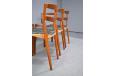 1952 Ejner Larsen and Aksel Bender Madsen design set of 8 chairs in teak for reupholstery