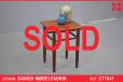 Small square top teak side table | Danish Mobelfabrik - view 1