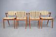 Set of 4 teak dining chairs with elbow rests | Kai Kristiansen Design - view 11