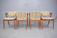 Set of 4 teak dining chairs with elbow rests | Kai Kristiansen Design - view 11