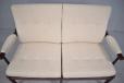 Small 2 seat sofa with mahogany show frame made by Farsttrup - view 6