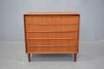 Teak chest of drawers made in Denmark 1960s