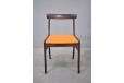 P JEPPESEN cabinet maker produced RUNGSTEDLUND dining chair in mahogany