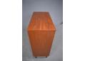 Teak chest of 6 drawers with lipped handles for sale