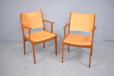 Vintage teak dining chair suite for reupholstery | Johannes Andersen - view 5