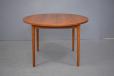 Model OVE dining table in teak produced by Troeds, Sweden
