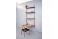 Poul Cadovius design single bay shelving system in vintage teak