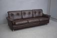 Vintage 3 seater buffalo leather sofa - Danish Mobelfabrik