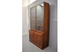 Locking display cabinet in vintage rosewood by Kai Winding