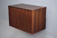 Vintage rosewood sliding door base cabinet | CADO SPARES - view 2