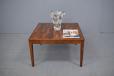 Vintage square rosewood coffee table produced 1960s by Bruksbo Mobelfabrik