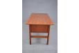 Slim yet practical size teak desk 145cm w x 75cm Deep