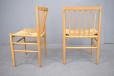 Jorgen Baekmark design dining chair in light oak produced by kvist Mobler
