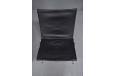 Vintage PK22 easy chair in black leather produced by Fritz Hansen