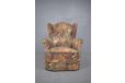 1940s wing-back armchair in floral upholstery