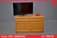 Vintage teak 2 door cabinet produced by Chr. Linneberg - view 1