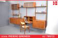 Modular 4 Bay vintage teak shelving system | Prebend Sorensen - view 1