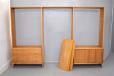 Light oak Hans Wegner design RY100 3 bay room divider - view 4
