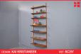 Modular teak bookcase designed by Kai Kristiansen | FM System - view 1