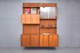 Vintage teak 2-bay ROYAL system by Poul Cadovius - view 2