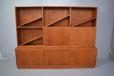 Large teak cabinet with adjustable bookcase top | Danish Mobelfabrik - view 5